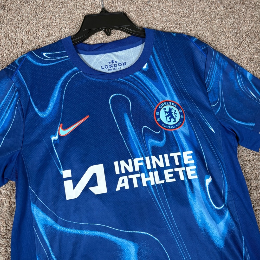 Nike Chelsea FC 2023-24 Home Jersey Blue Custom 25 Mens Small DX2683-496